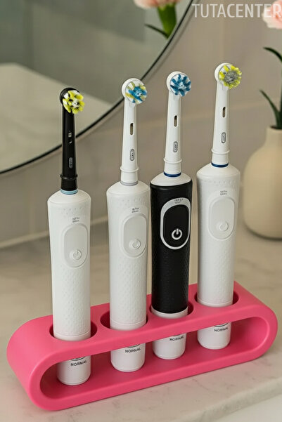 TUTACENTER Şarjlı Diş Fırçası Standı 4'lü - Modern Şık ve Pratik Çözüm