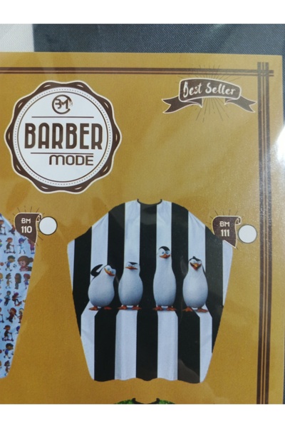 SMP Barberman Penuar Çocuk Kuaför Berber Traş Saç Kesim Önlüğü Örtüsü C03