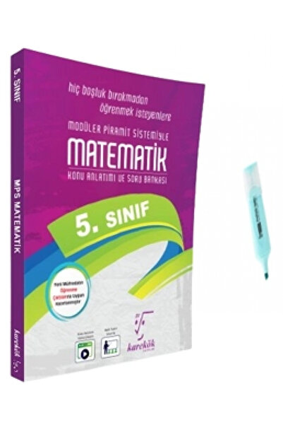 Karekök Yayınları 5.Sınıf Matematik MPS Konu Anlatımlı Soru Bankası (Yeni Müf...