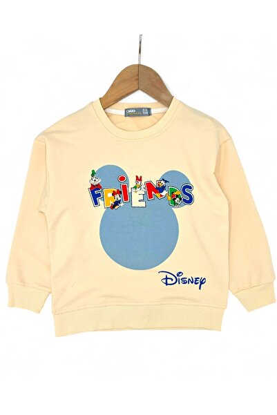 Ege Bebek Boys' Seasonal, Mickey Printed, Back Printed, 4-11 Years Old Boys' Tracksuit Set