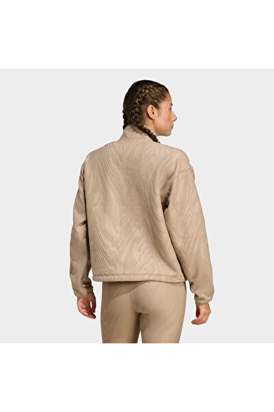 adidas Дамско кафяво яке AOP POLARFLEECE JX3122
