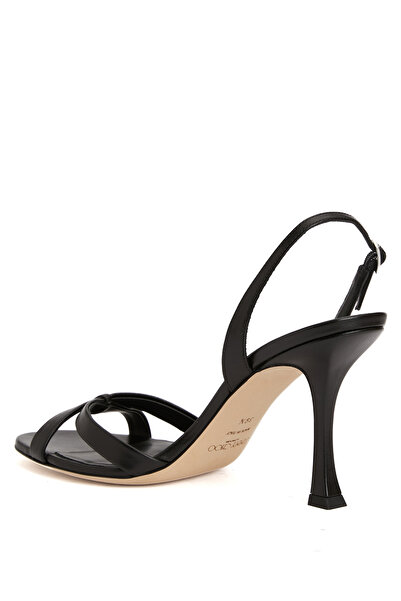 Jimmy Choo Elsy Siyah Kadın Deri Sandalet