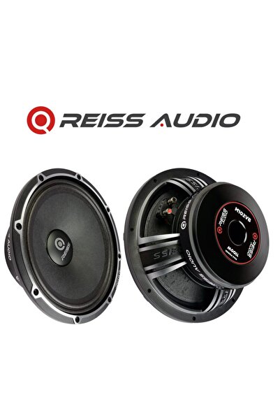 Reiss Audio Rs-M102VB Çifti 2200wat-1100w Rms 25 Cm Çift Oto Midrange Hoparlör
