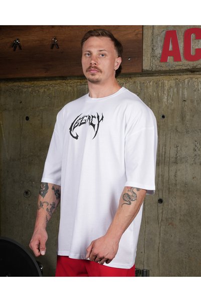 LEGACY'S ROAD Purple Fire Oversize T-Shirt