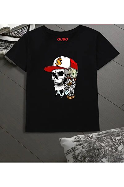 qubo sportswear & company Κοντομάνικο βαμβακερό μπλουζάκι oversize με στρογγυ...