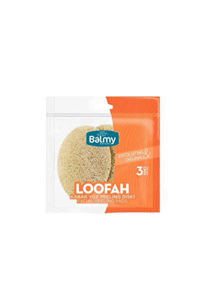 Balmy بالمي ليفه جسم 3 قطعة طبيعيه مقشره للوجه