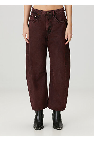 RAG&BONE Charlie Barrel Bordo Jean Pantolon