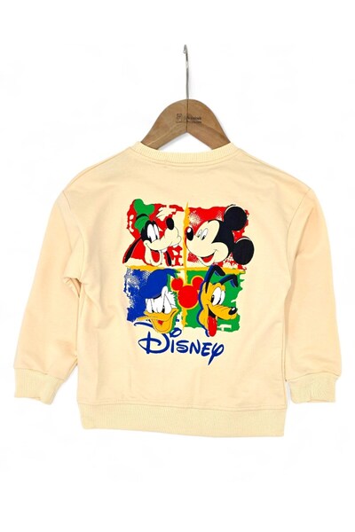 Egelite Boys' Seasonal, Mickey Printed, Back Printed, 4-11 Years Old Boys' Tracksuit Set