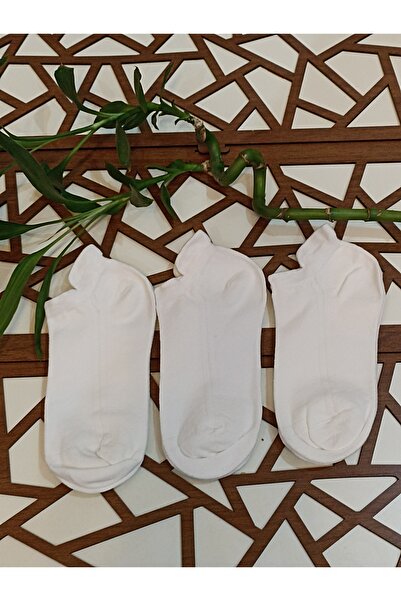 Rocks For Bamboo Patterned Seamless Premium Women's 3-Piece Booties Socks