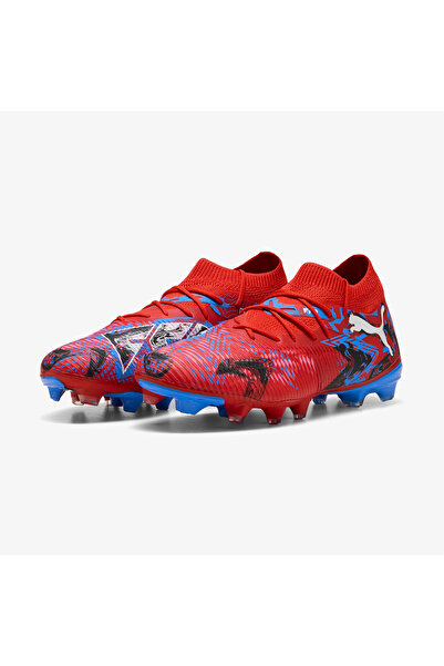 Puma Future 8 Match Playmkr Fg-Ag Erkek Kırmızı Çim Saha Kramponu