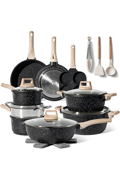 JUST PERFECTО Комплект тенджери JUST PERFECTO - 21 части - Комплект за готвен...