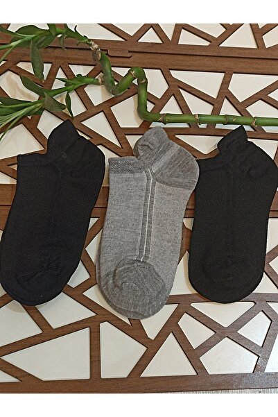 Rocks For جوارب نسائية فاخرة بدون خياطة منقوشة من الخيزران مكونة من 3 قطع