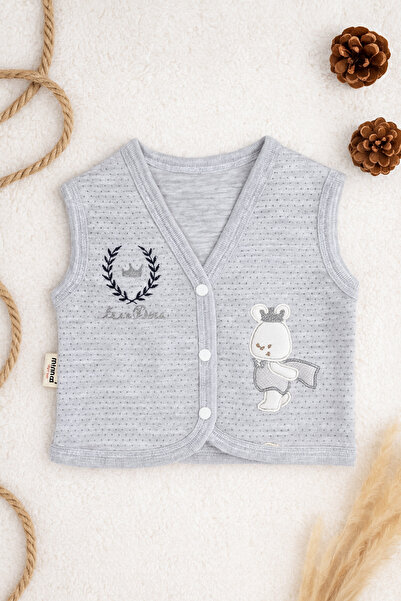 AKİ MODA KİDS Baby Boy % Cotton Combed Cotton Baby Vest