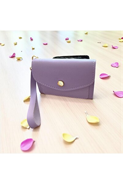 Gözde Mağazacılık محفظة نسائية وحامل بطاقات مع حزام للرسغ