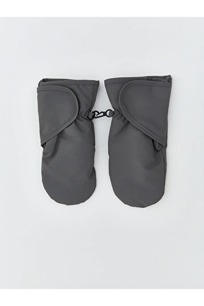 LC Waikiki قفازات رمادية أساسية للأطفال الرضع