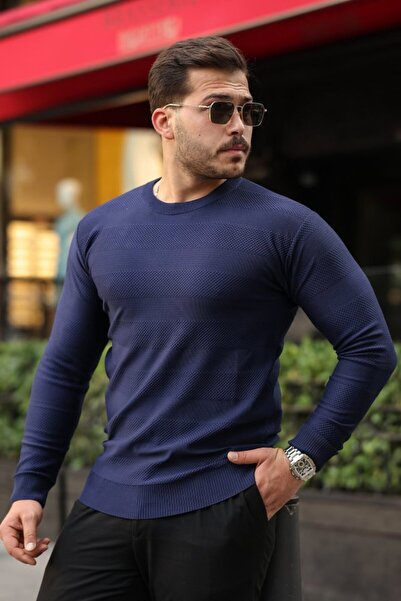 Wear Up Men's Crew Neck Long Sleeve Knitwear