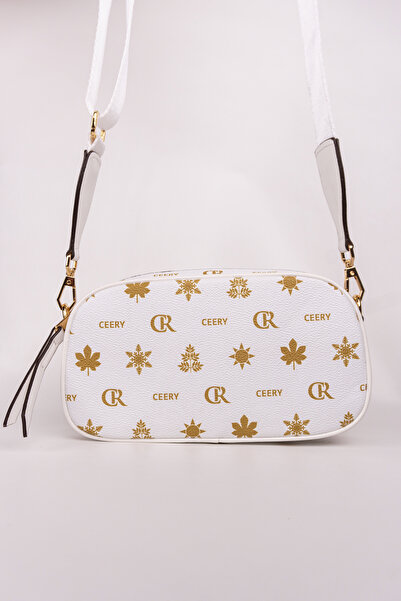 Ceery Four Seasons Mini Crossbody Women's Shoulder Bag with White Logo