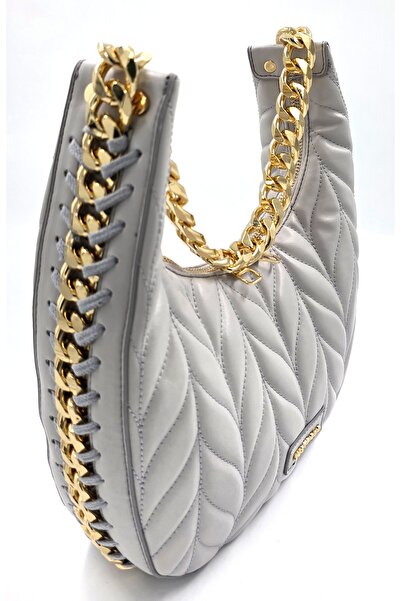 Just Polo Premium Quality Women's Shoulder Bag with Original Gold Chain Suitable for Daily Use and Special Occasions