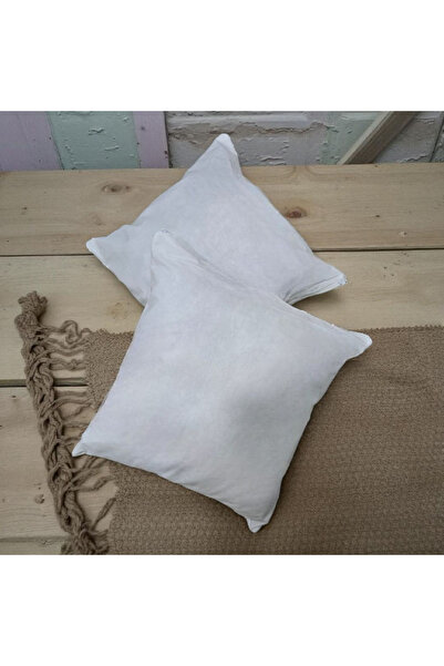 Nöşre Design 2-Piece Throw Pillow Inner Liner with Bead Fiber, Fully Filled Square Cover 45*45