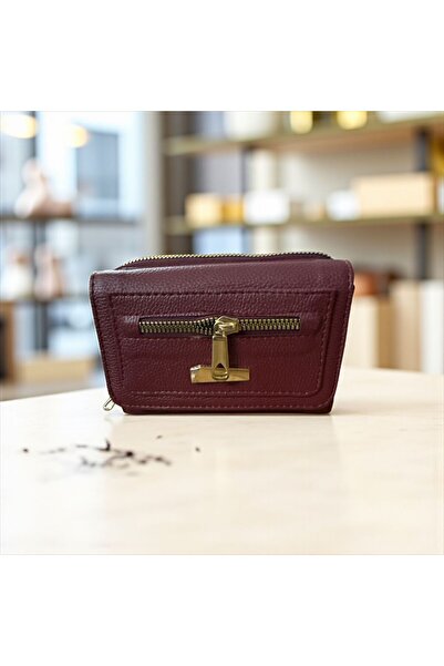 Gözde Mağazacılık محفظة نسائية ذات جيب واحد مع غطاء أمامي