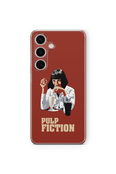 Multitronic Samsung Galaxy S25 Fe Compatible Pulp Fiction Design Printed Tran...