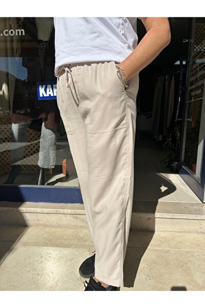 KAROL Lace Detailed Trousers