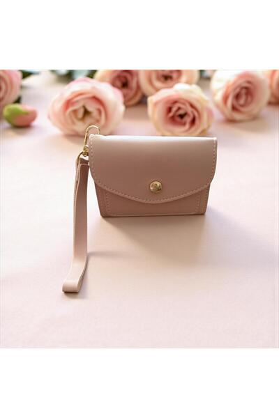 Gözde Mağazacılık محفظة نسائية وحامل بطاقات مع حزام للرسغ