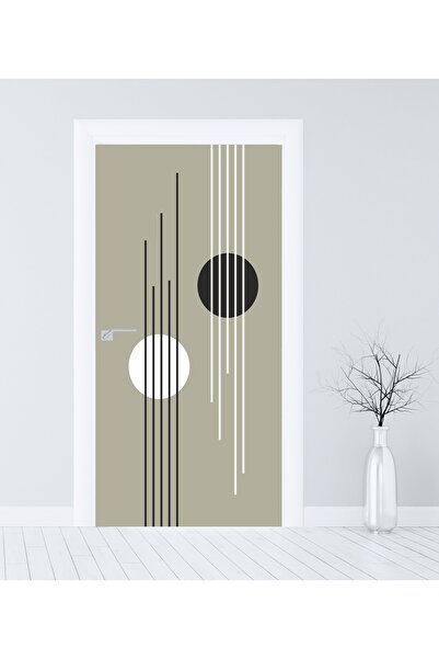 RENKLİ HOBBY Kaplama Folyosu - Kapı Sticker Giydirme - Kendinden Yapışkanlı