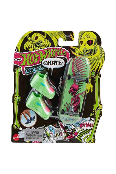 HOT WHEELS Skate Neon Temalı Parmak Kaykay ve Ayakkabı Paketi Sky Shredder HPG28