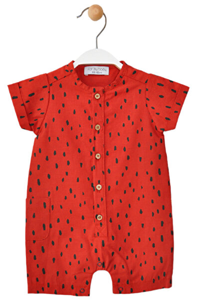 Dumledo Tile Polka Dot Barbatöz Baby Romper