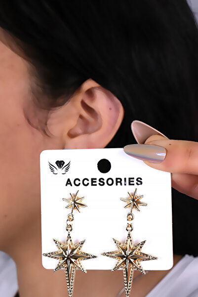 LOWEN AKSESUAR أقراط نسائية على شكل نجم البحر