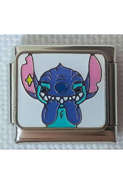 SATIYU BUTİK Cute Cartoon Character Stainless Steel Italian Bracelet Charm Co...