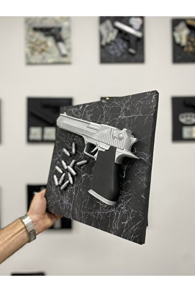OKO DESİGN 3D Dekoratif Tablo - Deagle (Desert Eagle)