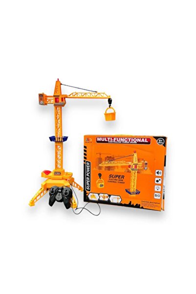 MEGA Sesli ve Işıklı Kablo Kumandalı Çok Fonksiyonlu Kule Vinç