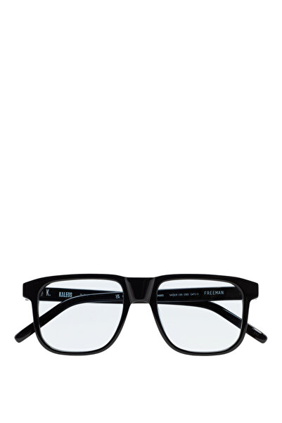 Kaleos Freeman Black Blue Acetate Unisex Sunglasses