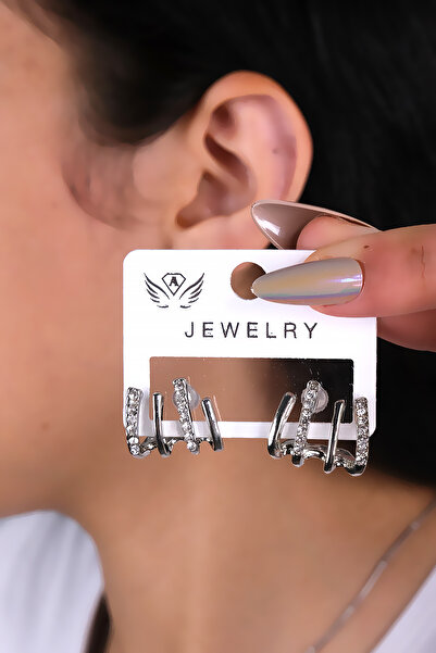 LOWEN AKSESUAR أقراط نسائية موديل مخلب الحجر