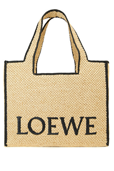 Loewe Large Naturel Kadın Rafya Plaj Çantası