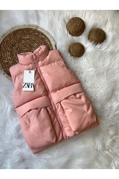 Bonny Minima Pink Front Pocket Detailed Inflatable Vest