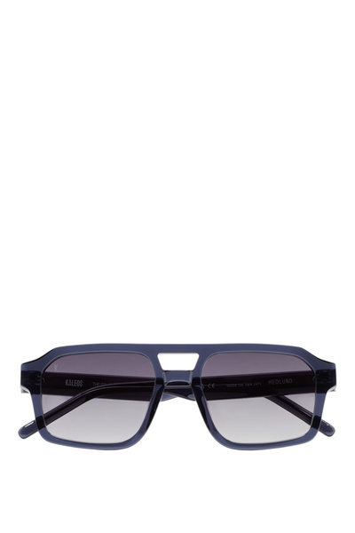 Kaleos Hedlund Black Acetate Unisex Sunglasses