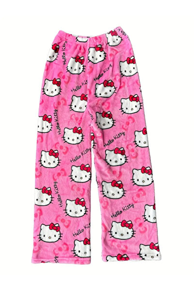Generic Brand Hello Kitty Pink Plush Loose Tracksuit