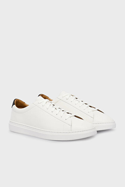 BOSS Logolu Deri Sneaker Ayakkabı Erkek AYAKKABI 50552853 102