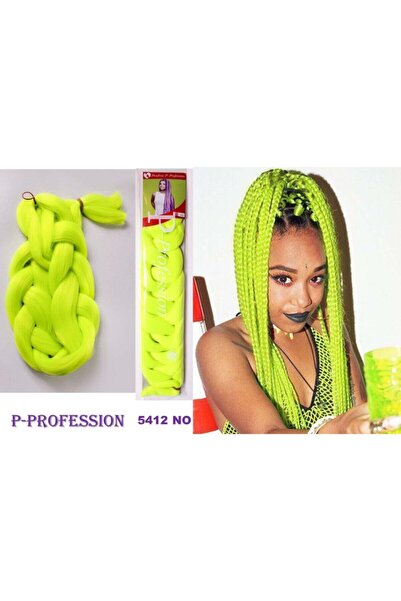 PRODİVA P-profession Afrika Zenci Örgüsü Ve Rasta Için Sentetik Saç Fosforlu ...