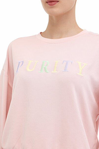 lumberjack Wl Kunt Yog1-10 5Pr Pink Women's Sweatshirt