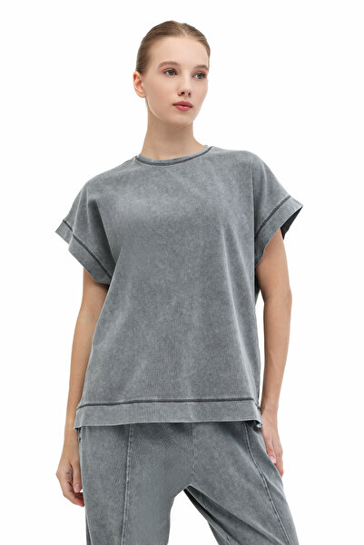 lumberjack Wl Else 11Sy783 5Fx Gray Women's Short Sleeve T-Shirt