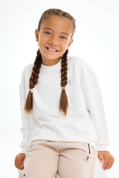 lumberjack Bl 16Tpt20 5Pr-Tp White Boy's Sweatshirt