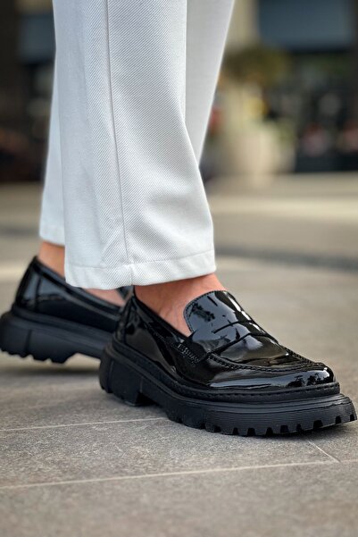 Zapatos حذاء CH2417 Lavoric الكلاسيكي للرجال بدون أربطة من الجلد اللامع RST -...