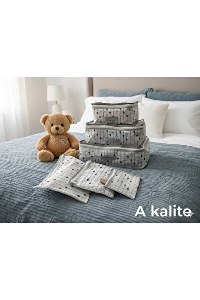 tertil A kalite 6'lı Valiz Düzenleyici Bavul Içi Organizer Set Seyahat Hurcu