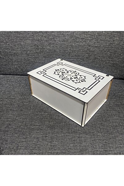 DİKEN STORE Doğal Ahşap Çay Kutusu 9 Bölmeli Kapaklı Poşet Bitki Çayı Saklama Kabı Organizer Kutu (tea Box)