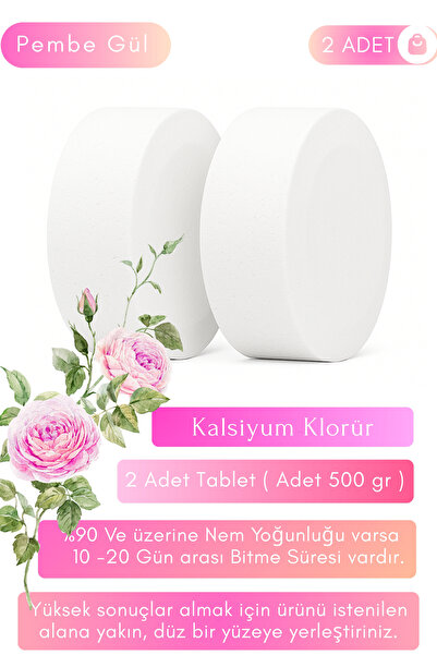 Saban 2 Adet Gül Esanslı Nem Alıcı Tablet 500 gr | Küf Ve Rutubet Giderici | ...