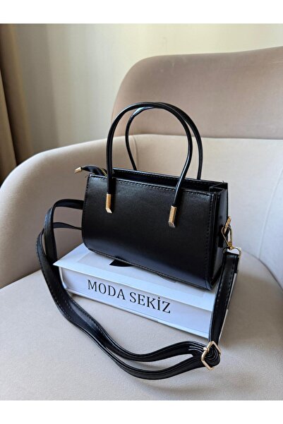 Moda Sekiz حقيبة كروس وحقيبة كتف نسائية من الجلد الصناعي كروس كروس لليد والكتف